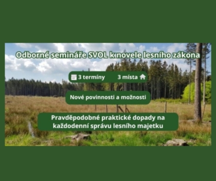 Zorientujte se v novele lesního zákona