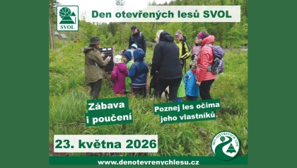 Den otevřených lesů SVOL slaví pátý ročník. Vlastníci zvou veřejnost do svých lesů už 23. května